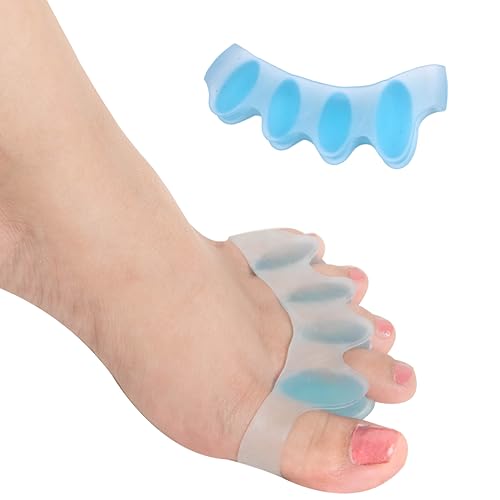BUY 1 Get 1 FREE Wonder Care Silicone Toe Separator For Feet Gel Toe Pads Toe Big Toe Corrector Bunion Toe Straightener Yoga Toe Stretcher Hammer Toe Bunion