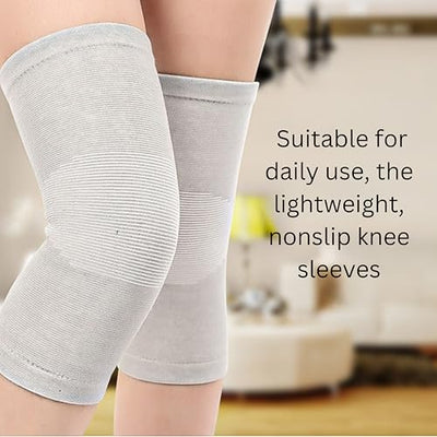 BUY 1 Get 1 FREE Wonder Care bamboo knee compression sleeve for Men and women; copper fit knee sleeve for running, volleyball, gym weightlifting bamboo knee brace made from bamboo yarn