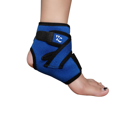 Wonder Care Ankle Support Band for Heel Pain Relief, Ankle Brace For Men/Women, Ankle Binder for Foot Support, Pain Relief, Ankle Belt/Cap Foot Support for Pain Relief (Blue, 2pcs)