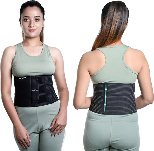 Wonder Care Abdominal Belt after delivery Medium| Kamar belt for women | Belt for back pain relief Women & Men | waist belt for men & women